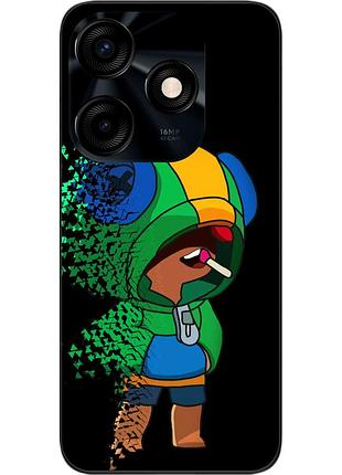 Чохол силіконовий epik для tecno spark 10c (ki5m) з картинкою бравл леон