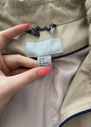 Тренч жіночий h&m s ідеальний стан 5
