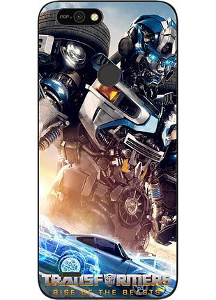 Силиконовый чехол epik для tecno pop 2f с картинкой мираж трансформеры