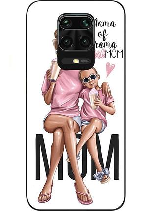 Бампер силиконовый чехол для xiaomi redmi note 9s / note 9 pro с картинкой мама