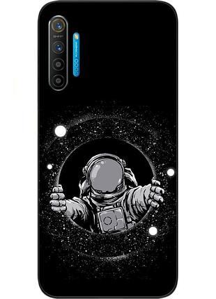 Силиконовый чехол с картинкой для realme xt обзор космонавта
