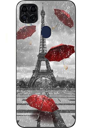 Чехол силиконовый для zte blade v2020 с картинкой башня