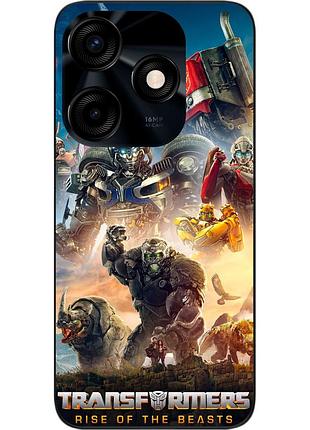Силиконовый чехол epik для tecno spark 10c (ki5m) с картинкой трансформеры