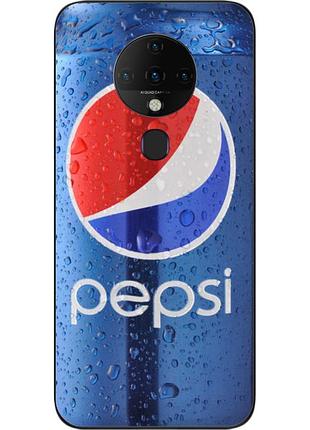 Силіконовий чохол для tecno spark 6 з картинкою pepsi