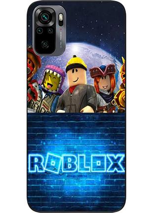 Силіконовий чохол бампер epik для xiaomi redmi note 10 з картинкою roblox гра