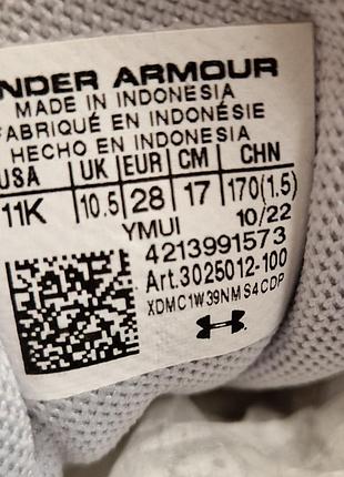 Кроссовки under armor/ размер 28 оригинал 7