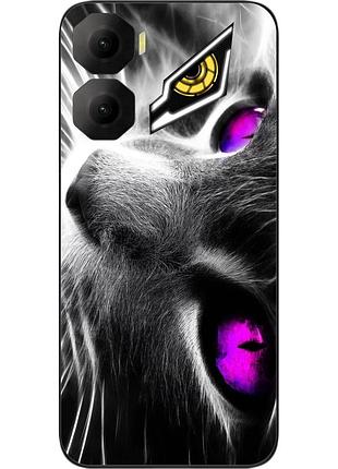Силиконовый чехол epik для zte nubia neo 3 5g с картинкой красивый кот