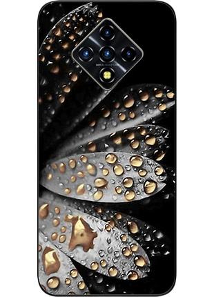 Силиконовый чехол для infinix zero 8 с картинкой цветок