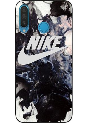 Силиконовый чехол для huawei p30 lite с картинкой nike