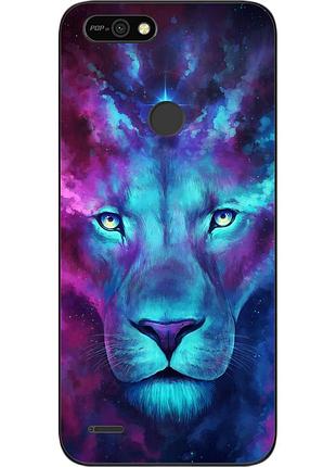 Силиконовый чехол для tecno pop 2f с картинкой космолев