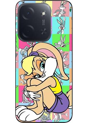 Чехол силиконовый epik для xiaomi poco c85 с принтом мультяшный микс