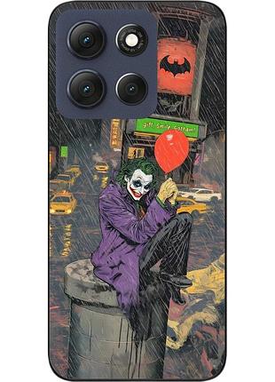 Силиконовый чехол epik для motorola g86 5g с принтом красный шар готэма