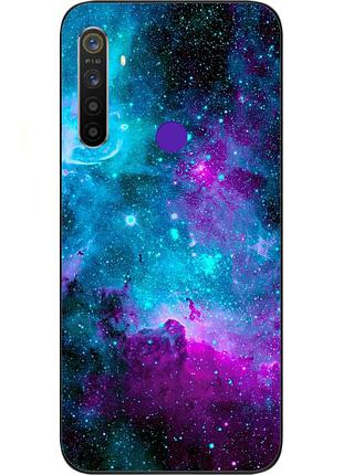 Силиконовый чехол с картинкой для realme 5 космос