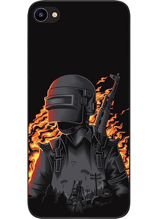 Бампер силіконовий чохол для meizu u10 з картинкою pubg
