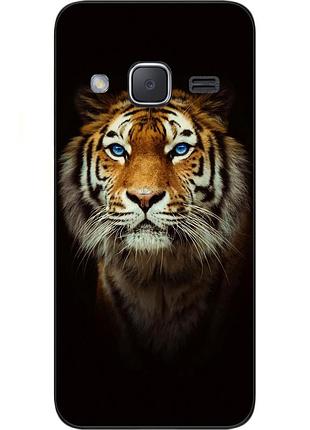 Силіконовий чохол для samsung galaxy j2 j200 з картинкою тигр