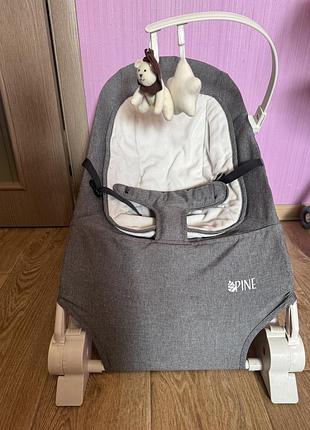 Шезлонг caretero pine grey 2