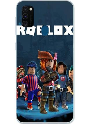 Силиконовый чехол с рисунком для samsung m21 galaxy m215f игра roblox