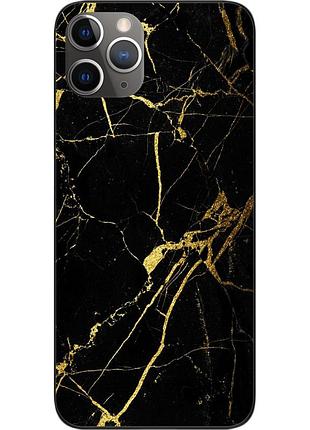 Силіконовий чохол бампер для iphone 11 pro з картинкою мармур