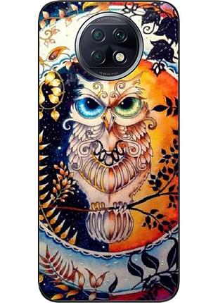 Оригінальний чохол для xiaomi redmi note 9t з картинкою сова
