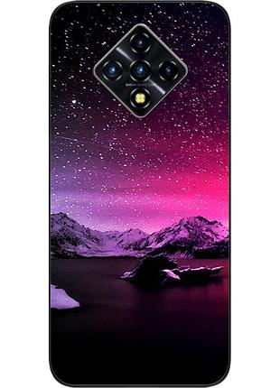 Силиконовый чехол бампер для infinix zero 8 с картинкой звезды