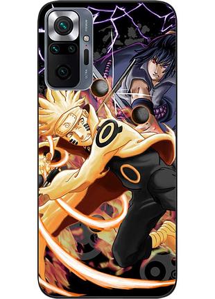 Силіконовий чохол epik для xiaomi redmi note 10 pro з картинкою наруто та саске