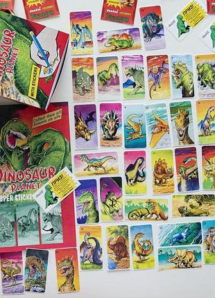 Наклейки dinosaur planet dunkin