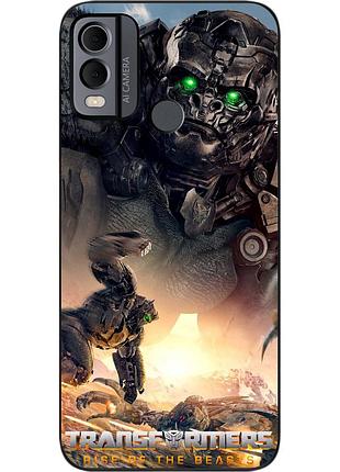 Силиконовый чехол epik для nokia c22 с картинкой эйплинк трансформеры звероботы