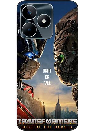 Силіконовий чохол epik для realme c53 nfc з картинкою трансформери зверобати