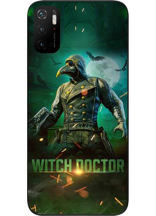 Чехол силиконовый epik для xiaomi poco m3 pro с картинкой call of duty witch doctor доктор
