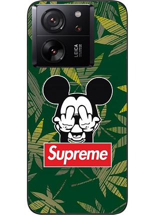 Силіконовий чохол epik для xiaomi 13t з картинкою мікі supreme