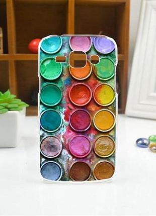Силіконовий чохол для samsung galaxy моделі j120 j1 2016 з картинкою фарби