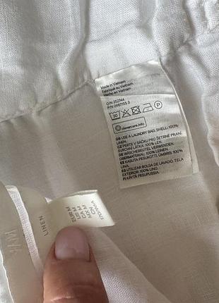 Льняной топ h&amp;m 4