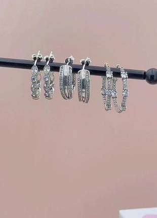 Серебряные серьги