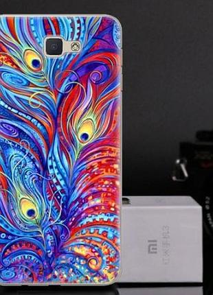 Чехол с картинкой (силикон) для samsung galaxy j5 prime g570 узор