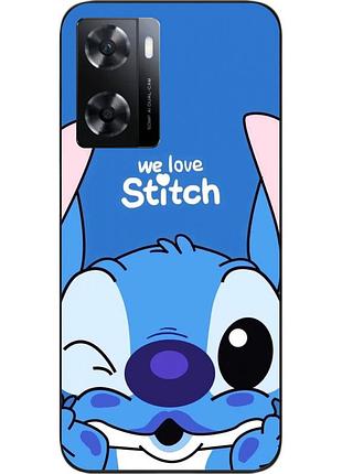 Силиконовый чехол epik для oneplus nord n20 se с картинкой стич