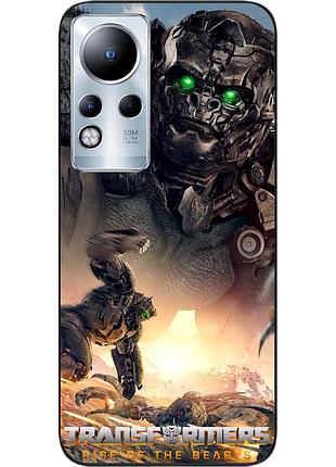 Силіконовий чохол epik для infinix note 11 з картинкою ейплінк трансформери звероботи