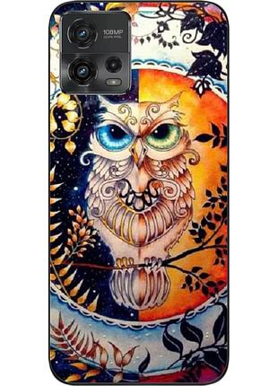Оригінальний чохол epik для motorola moto g72 з картинкою сова