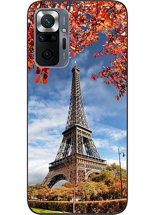 Бампер силіконовий чохол для xiaomi redmi note 10 pro з картинкою вежа