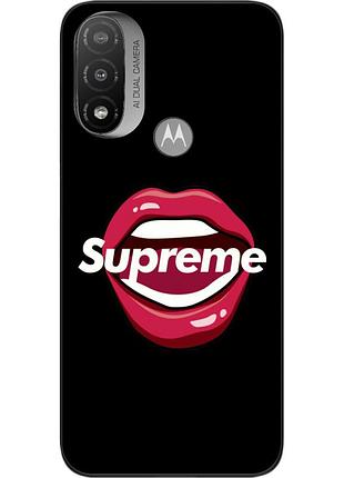 Оригинальный чехол epik для motorola moto e20 с картинкой губы