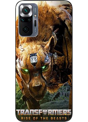 Силіконовий чохол epik для xiaomi redmi note 10 pro з картинкою читор трансформери звердоботи