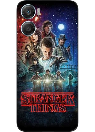 Силиконовый чехол epik для motorola g06 с принтом stranger things сила