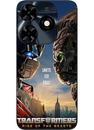 Силіконовий чохол epik для tecno spark go 2024 (bg6) з картинкою трансформери звероботи