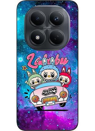 Силиконовый чехол epik для xiaomi redmi note 15 pro 4g с принтом labubu космос