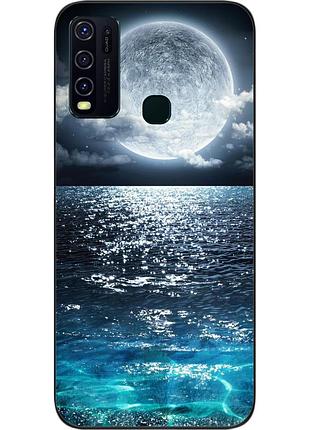 Чохол силіконовий для vivo y30 з картинкою місяць
