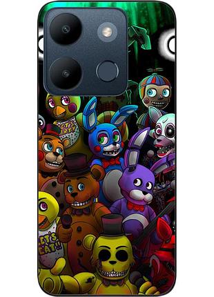 Силиконовый чехол epik для infinix smart 7 с картинкой аниматроники