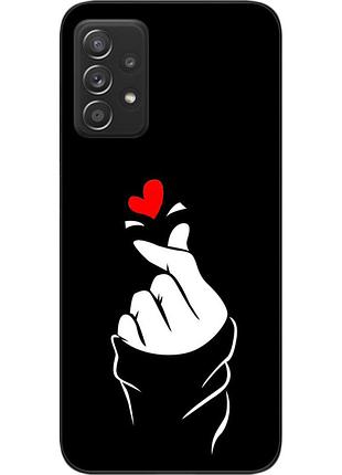 Силиконовый чехол для samsung a52 galaxy a525f с картинкой рука