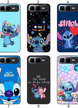 Силіконовий чохол stitch стіч для infinix smart 10 plus (x6725b) пустотливий принт і захист