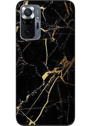 Силіконовий чохол бампер для xiaomi redmi note 10 pro з картинкою мармур