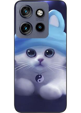 Бампер силіконовий чохол epik для motorola edge 60 neo з принтом cat