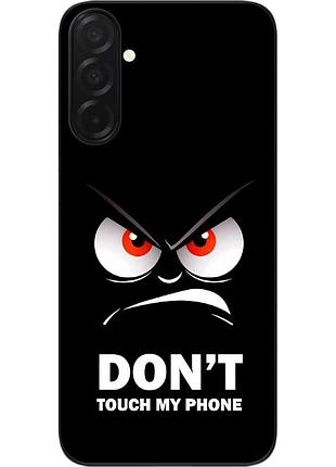 Чехол силиконовый epik для samsung galaxy a27 5g с принтом не трогай мой телефон